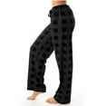 thumbnail image 5 of 2 Pack ylioge Plaid Pajama Pants for Women with Drawstring Elastic Waist Casual Straight Wide Leg Loose Comfortable Homewear Sleepwear Pajamas Trousers Pant, 5 of 8