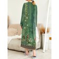 thumbnail image 6 of KISSGAL Women Long Nightgown V Nek Nightshirt Sleepwear Full Length Sleepshirt with Pockets Long Sleeve Sleep Dress, 6 of 6