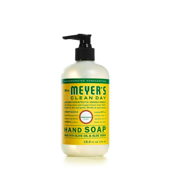(3 Pack) Mrs. Meyer's Clean Day Liquid Hand Soap, Honeysuckle, 12.5 Oz