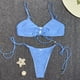 thumbnail image 5 of Conjuntos de bikini Prolriy para mujer, traje de baño para mujer, ropa de playa, moda de baño de verano dividido, trajes de baño estampados, conjunto de tankinis, trajes de baño para mujer azul claro, 5 of 5