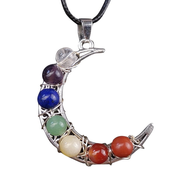 1PCS Cristal Piedra Luna Collar de Cristal Original Colgante de Piedra