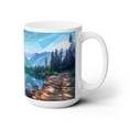 thumbnail image 3 of Large Collectible Coffee Mug with Rocky Mountain National Park Design, 15oz, 3 of 5