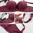 thumbnail image 6 of Ohufall Plus Size Everyday Bras for Women Full Coverage Soft Lace Wirefree Bras Thin Style Push Up Bras, 34B/C-44B/C, 6 of 6