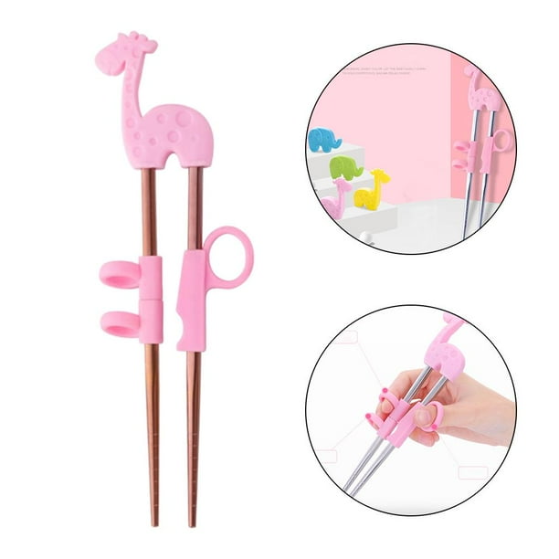 Palillos para principiantes B jirafa rosa perfecl