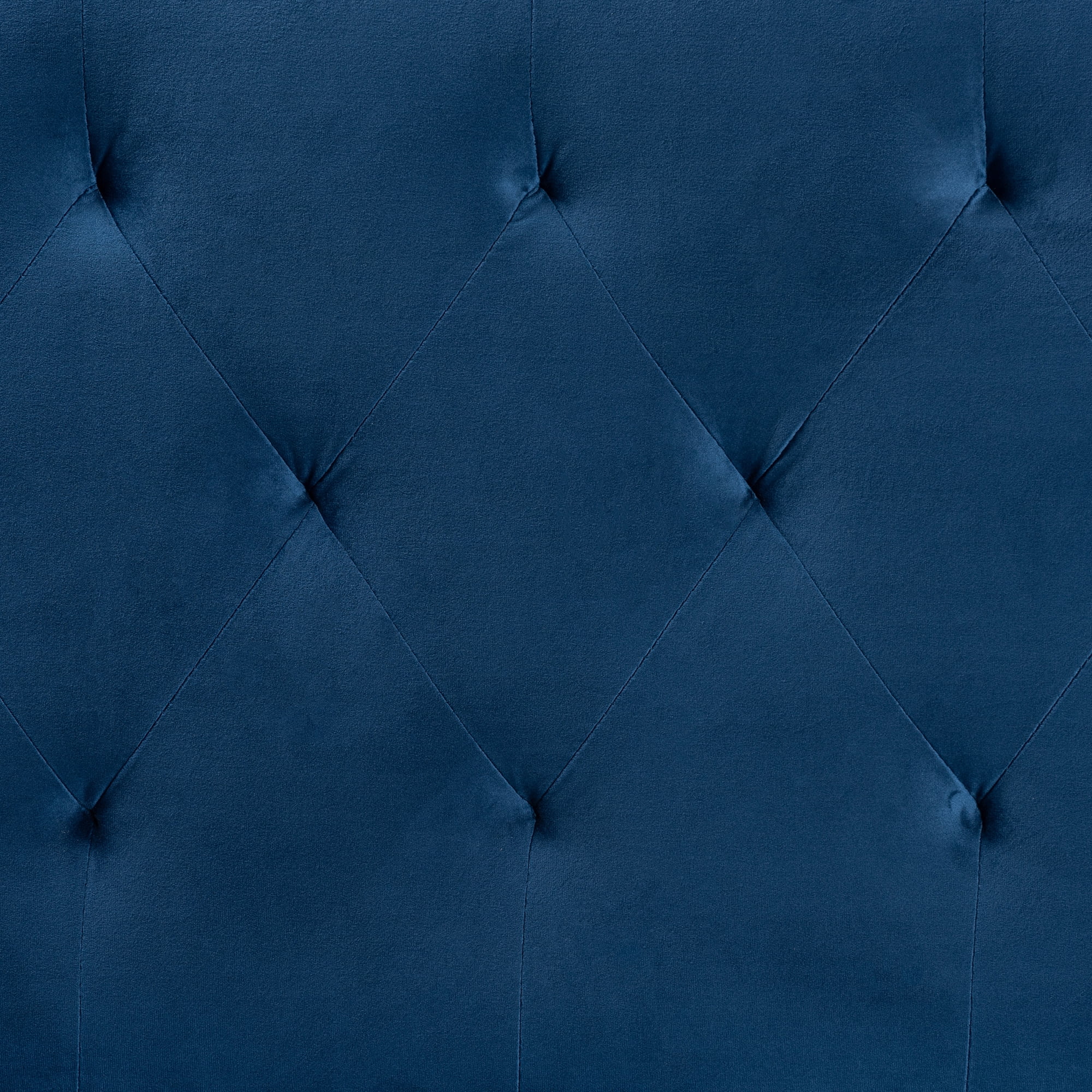 Baxton Studio Felix Modern and Contemporary Navy Blue Velvet Fabric Upholstered Full Size Headboard