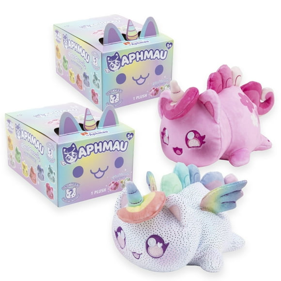 Aphmau Mini Mystery 6" Plush - Unicorn Collection - 2 Pack; YouTube Gaming Channel, Blind Box, 2 of 8 Unique Possible Unicorn MeeMeows, Official Merch