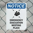 thumbnail image 5 of (2 Pack) Emergency Evacuation OSHA Notice Sign 7 Inch X 10 Inch Indoor / Outdoor Rust-Free Aluminum Metal Signs for Workplace, Workshop, and Construction Site, Made in the USA, 5 of 8