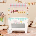 thumbnail image 2 of Costway Kid's Ice Cream Cart Food Trunk Play Toy Set with Display Rack & Accessories, 2 of 10