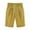 Yellow, variant on Patlollav Women's Elastic Waist Knee Length Casual Cotton Bermuda Shorts with Drawstring