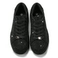 thumbnail image 6 of LUCKY STEP Rhinestone Fashion Glitter Sneakers Shiny Platform Shoes,Black Rhinestone,Womens, 6 of 6
