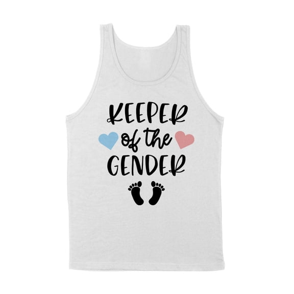 Keeper of the Gender Tank Top Unisex Large White