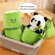 thumbnail image 2 of Animal de peluche de panda, 9,8 peluches de oso panda de peluche que sostienen bambú, lindos juguetes de peluche de panda en bambú, regalos para niños y niñas WUU, 2 of 5