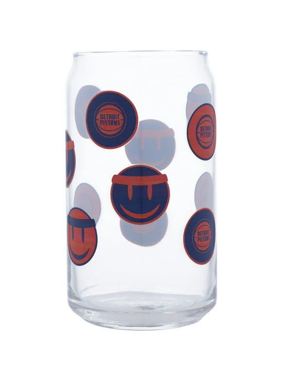 Detroit Pistons 16oz. Smiley Can Glass