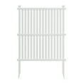 thumbnail image 6 of Privacy Screen Panels Kit&nbsp; Air Conditioner Trash Can Enclosure&nbsp; Vinyl&nbsp; white color, 6 of 9