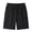Black D, variant on Stamzod Men Short Fashion Solid Color Summer Elastic Waist Drawstring Shorts Casual Loose Plus Size Athletic Shorts for Men with Pocket Black E XXXL