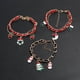 thumbnail image 4 of 1 x Nueva pulsera de Navidad de copo de nieve Pulsera de aceite de goteo de aleación de árbol de Navidad (estilo 1) brillar Electrónica, 4 of 4