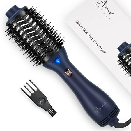 One Step Hair Dryer & Volumizing Brush Aima Beauty Hair Styling Tool – Ceramic Straightener Curler Hot Air Styler & Ionic Salon Brush Prussian Blue One Step Hair Dryer & Volumizing Brush Aima Beauty Hair Styling Tool – Ceramic Straightener Curler Hot Air Styler & Ionic Salon Brush Prussian Blue