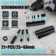 thumbnail image 4 of 22Pcs Set 1 4 Inch Hex Shank Magnetic Screwdriver Bits Set with Extension Bar and Mini Ratchet Wrenc, 4 of 5