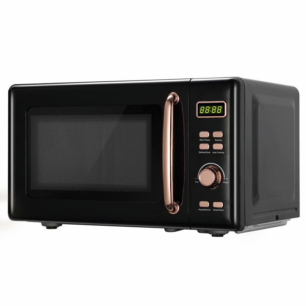 Microwave Oven, VIK Retro Countertop Microwave Oven with Smart Display