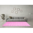 thumbnail image 3 of Ahgly Company Indoor Rectangle Solid Pink Modern Area Rugs, 2' x 4', 3 of 4