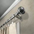 thumbnail image 2 of Cornelia 13/16" Bay Window curtain rod 20"-36", 38"-72" - Satin Nickel,(ABay-87-5), 2 of 5