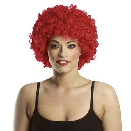 Afro Clown Red Wig