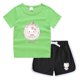 thumbnail image 3 of Hello Kitty-ropa para niños y niñas, Camiseta estampada bonita + Pantalones cortos, sudadera de cuello redondo de algodón puro, traje de camisa Base informal, 3 of 5