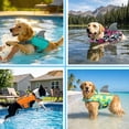 thumbnail image 4 of Dog Life Vests, Dogs Floats for Swimming, Boat, Pool, Ripstop Dog Life Jacket with High Buoyancy and Lift Handle for Small and Medium Breeds,Orange,L, 4 of 8