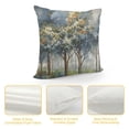 thumbnail image 4 of Chilfamy Trees Flowers Blue Sky Fashion Style Dirt-Resistant Throw Pillow Covers for Couch Sofa Bed Living Room Bedroom Car Fashion All Seasons Pillowcase 1PC 20x20in, 4 of 5