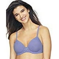 thumbnail image 2 of Hanes Ultimate® ComfortBlend® T-Shirt Natural Lift Underwire Bra Misty Lilac Stripe Heather 36DD Women's, 2 of 3