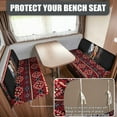 thumbnail image 2 of Uorisanigo Aztec Western Horse RV Dinette Cushion Covers Washable Camper Cushion SlipcoverStretch RV Beach Seat Cover for Dinette with 1 Backrest & 1 Bench Covers for RVs Camper Car Bench, 2 of 7