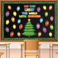 thumbnail image 1 of Set de Carteles Navideños HIQINLUG, 74 Piezas, Cartón, 1 of 7