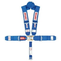 Simpson Racing 29065R Harness - Latch & Link (V-Type) - 5 Point - SFI 16.1 - Pull Down - Bolt In - Roll Bar Mnt - 55 inch L - Red - Each