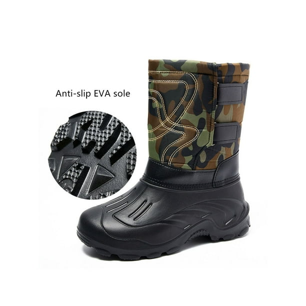 Eloshman Winter Snow Boots for Men Wide Width Waterproof Work Hiking