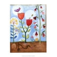 thumbnail image 1 of Old World Prints OWP43784D Whimsical Flower Garden I Poster Print by Megan Meagher -13 x 19, 1 of 1