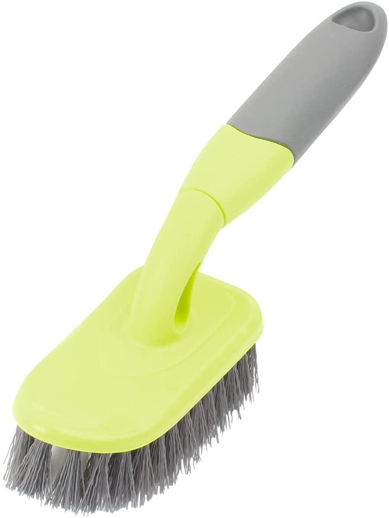 2 Durable Scrubbing Brush Stiff Bristles Household Premium Floors Carpets Scrub 