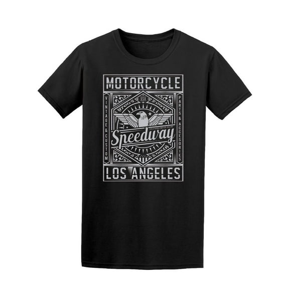 Motorcycle Speedway Eagle  T-Shirt Men -Image by Shutterstock, Male x-Large