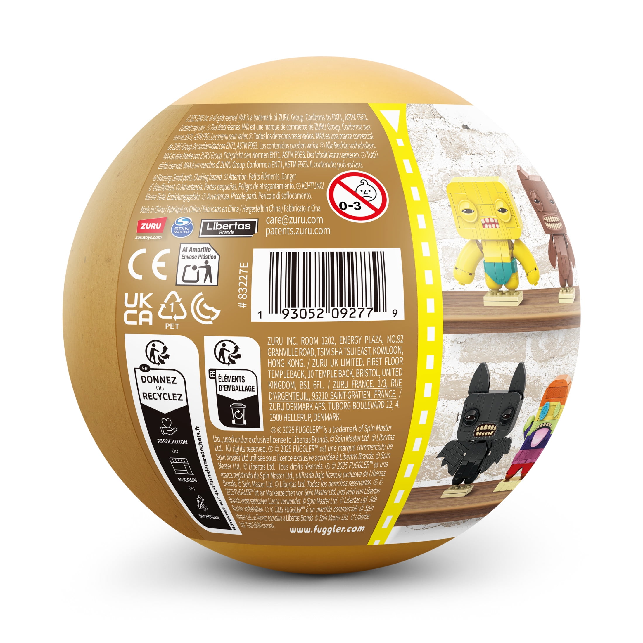 MAX Build More Premium Fugglers Collection (Oogah Boogah) by ZURU – Novelty Unboxing Toy & Building Brick Collectible Minis with up to 167 Pieces, Build & Display, Ages 8+, Kids, Teens & Adults