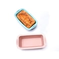 thumbnail image 7 of 2 Pcs Silicone Bread Loaf Pan Rectangular Non Stick Baking Mold Pans, High Heat Resistant Bpa Free Material, For Homemade Bread Cakes Brownies Cheesecakes Oven Microwave Freezer, 7 of 7