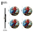 thumbnail image 2 of Personalized Analog Clock Non-Ticking Silent Wall Clocks Battery Operated Clocks with Picture Decorative for Living Room-Colorful Bird Art(10inch), 2 of 4
