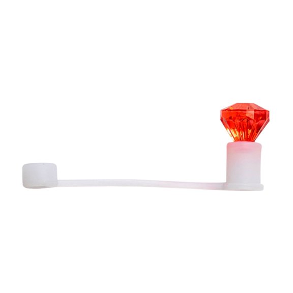 Kraoden Dirt Prevention Straw Cap Suitable for 10mm Straw PVC Three Dimensional Soft Rubber Straw Dirt Prevention Cap Straw Cap