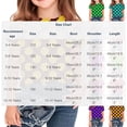 thumbnail image 2 of NAISIBABY Girls Polka Dots T-Shirt, 2026 Summer Short Sleeve Crewneck Kids Casual Fashion Tee Green 11T, 2 of 5