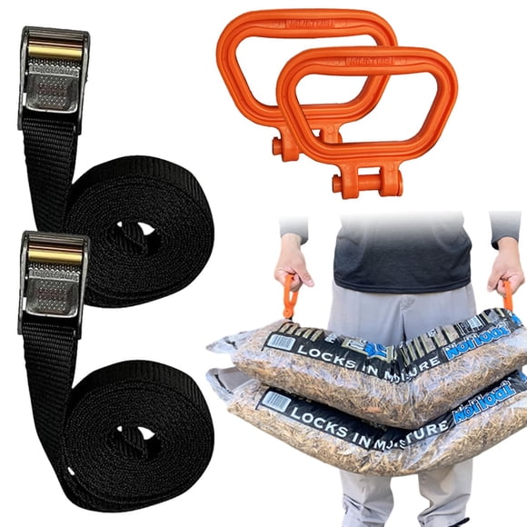 Correa móvil MULTUS Handle and Haul, 1 asa para levantarla, transportarla y arrastrarla, paquete de 2