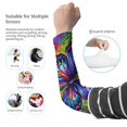 thumbnail image 3 of Wildflowers Butterfly Protection Cooling Arm Sleeves For Men Women, Uv Compression Cooling Sleeve For Sports, 3 of 5