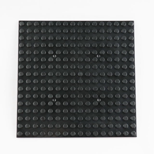 16x16 Double Sided Building Block Base Plate, MOC Creative Construction Baseplate, Standard Dots Plastic Foundation Board, Educational DIY Toy for Kids MOC Building Lovers
