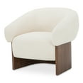 thumbnail image 2 of Moe's Home Collection Otto Accent Chair Fabric White, 2 of 8