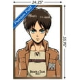 thumbnail image 3 of Attack on Titan - Eren Wall Poster, 22.375" x 34", Framed, 3 of 3