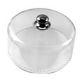 thumbnail image 1 of Cubierta de cúpula para alimentos, cúpula para tartas, versátil, reutilizable, redonda, transparente, para restaurante, exterior, interior y hogar. Diámetro 30 cm, 1 of 8