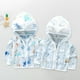 thumbnail image 5 of Gibobby Blusa Casual Para Niñas Abrigo para para niños pequeños y niñas, camisa protectora sarpullidos de manga larga con cremallera, ropa para para bebés, abrigo de verano con （Aqua， 7-8 Años), 5 of 5