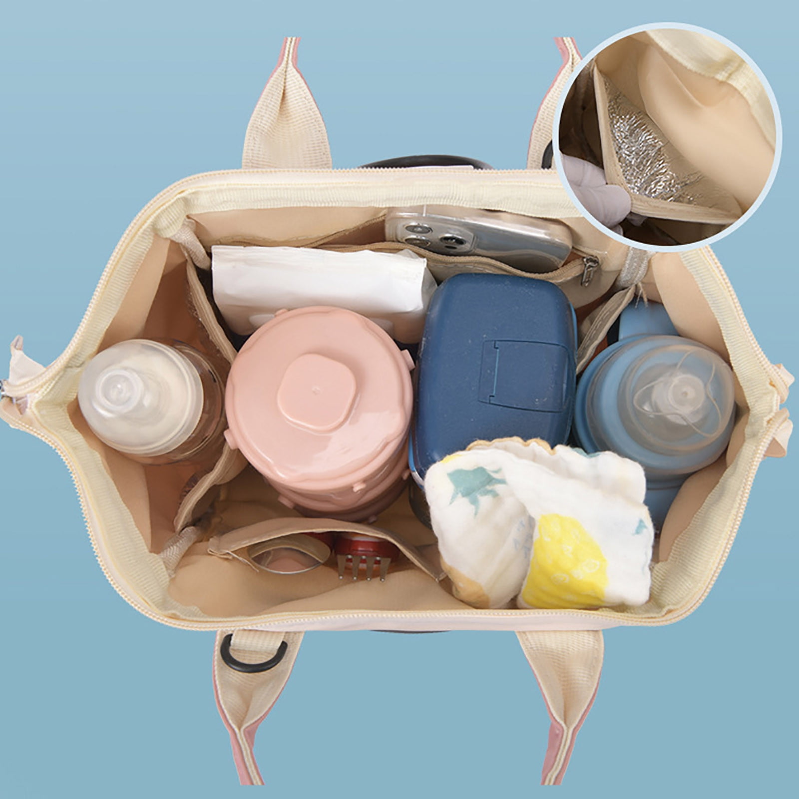 Nilvkv The Diaper Bag Is Small and Cute with Detachable and Multifunctional Front Pocket, Organization and Storage